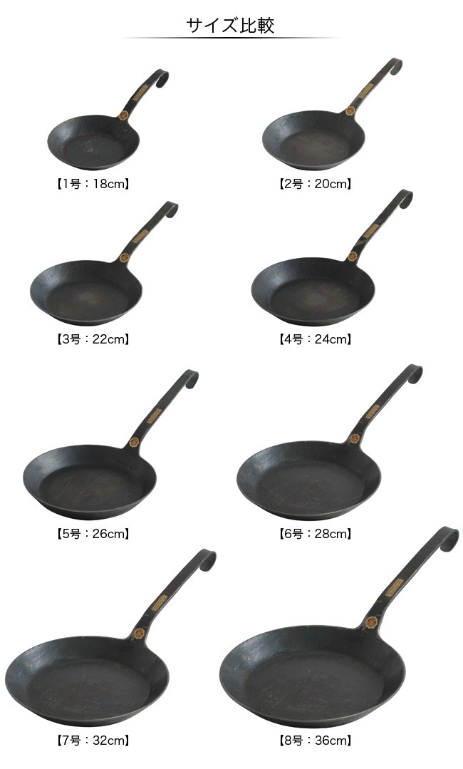 Turk ターク クラシックフライパン 5号 26cm : OutdoorStyle Turk ターク クラシックフライパン 5号 26cm : OutdoorStyle