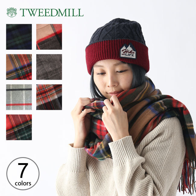 TWEED MILL（ツイードミル） ニーラグ ラムウール 70x190cm 70-190-WP