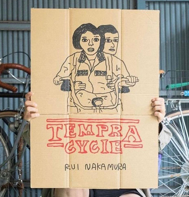 tempra cycle×rui nakamura テンプラサイクル×ナカムラルイ キッズT