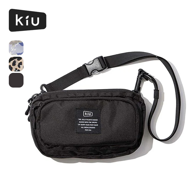 KiU（キウ） 300Dフロントポケットミニショルダーバッグ ユニセックス