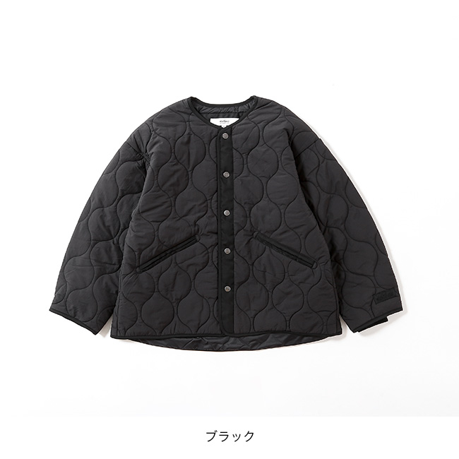 WILD THINGS ワイルドシングス キルティングノーカラージャケット