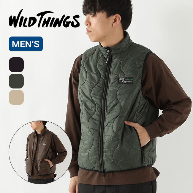 WILD THINGS ワイルドシングス リバーシブルビレイベスト メンズ