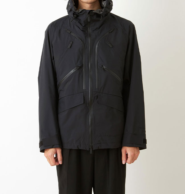 White Mountaineering パーカー 黒 0220824Y0027 White Mountaineering / ホワイトマウンテニアリング】POLYESTER