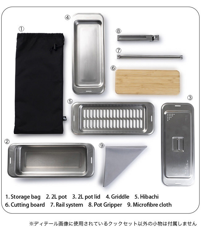 Wolf and Grizzly ウルフアンドグリズリー クックセット