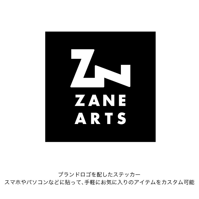 ZANEARTS ゼインアーツ スクエアステッカー AC-005 SQUARE STICKER