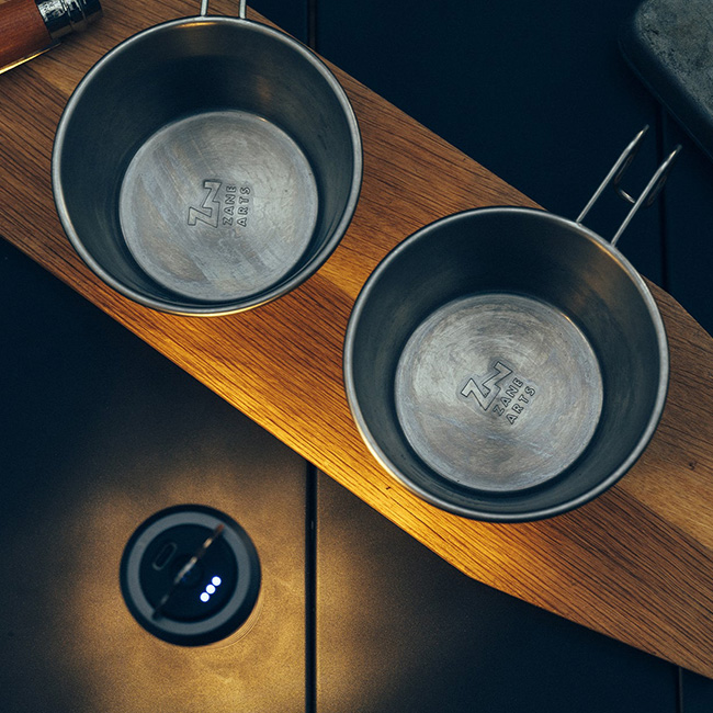 ZANEARTS ゼインアーツ ステンレスシェラカップ CW-001 STAINLESS