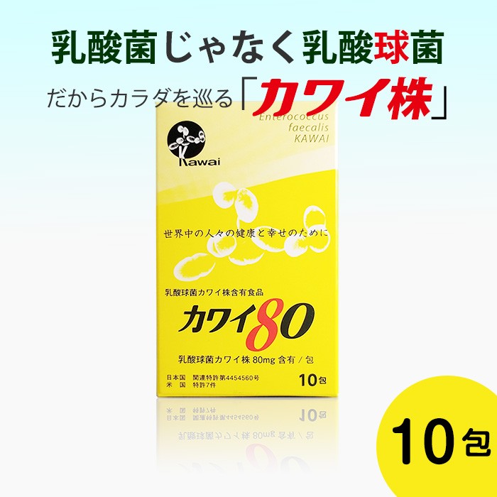 カワイ株 80mg お試しサイズ 10包入り カワイ 乳酸菌 研究所 正規代理