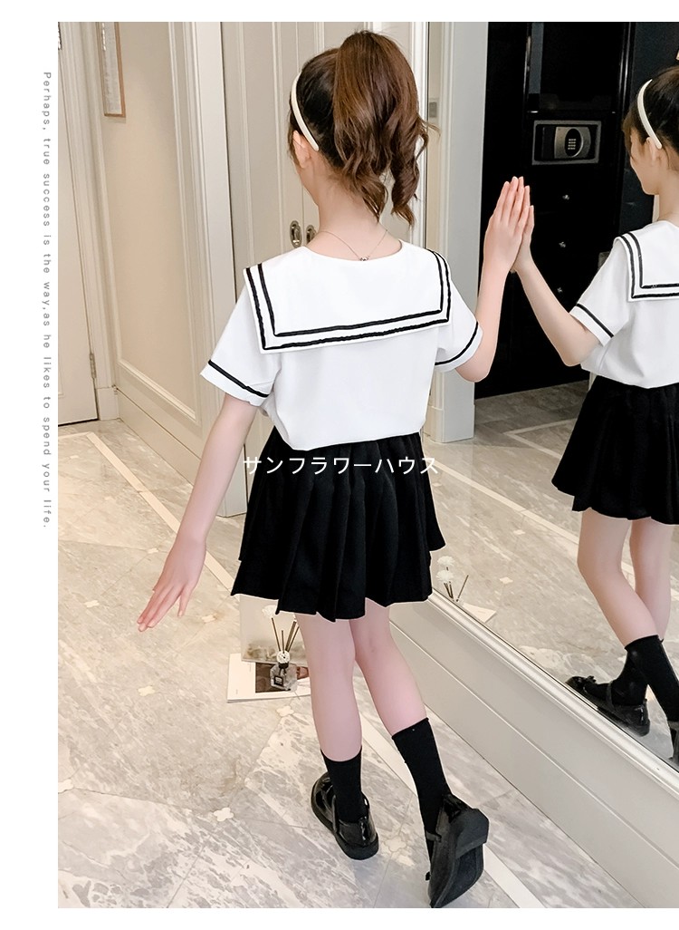 子ども服 ブラウス チュールスカート セット 女の子 白 グレー