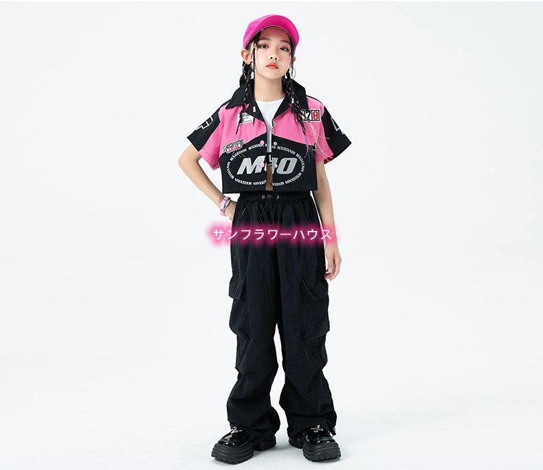 キッズダンス衣装 セットアップ 子供ダンス 衣装 ヒップホップ キッズ
