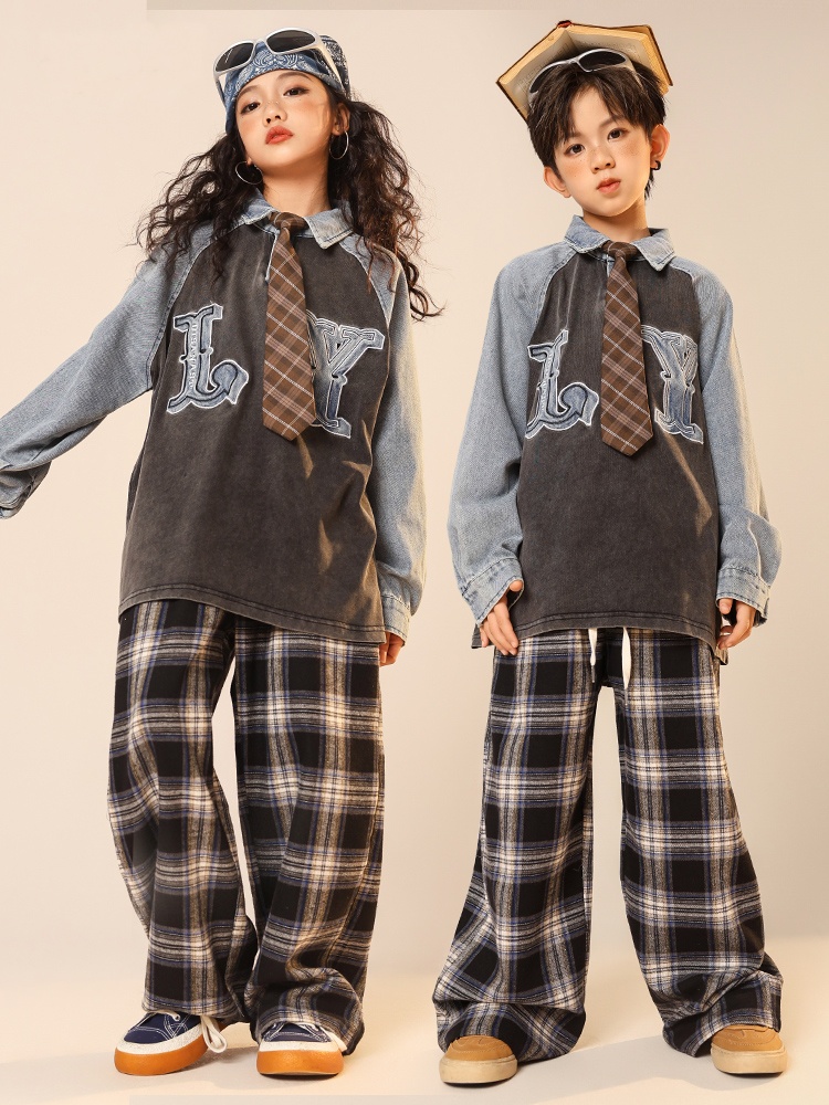 ダンス用レッスンウェア グレー系花柄セットアップ 516383_2.jpg