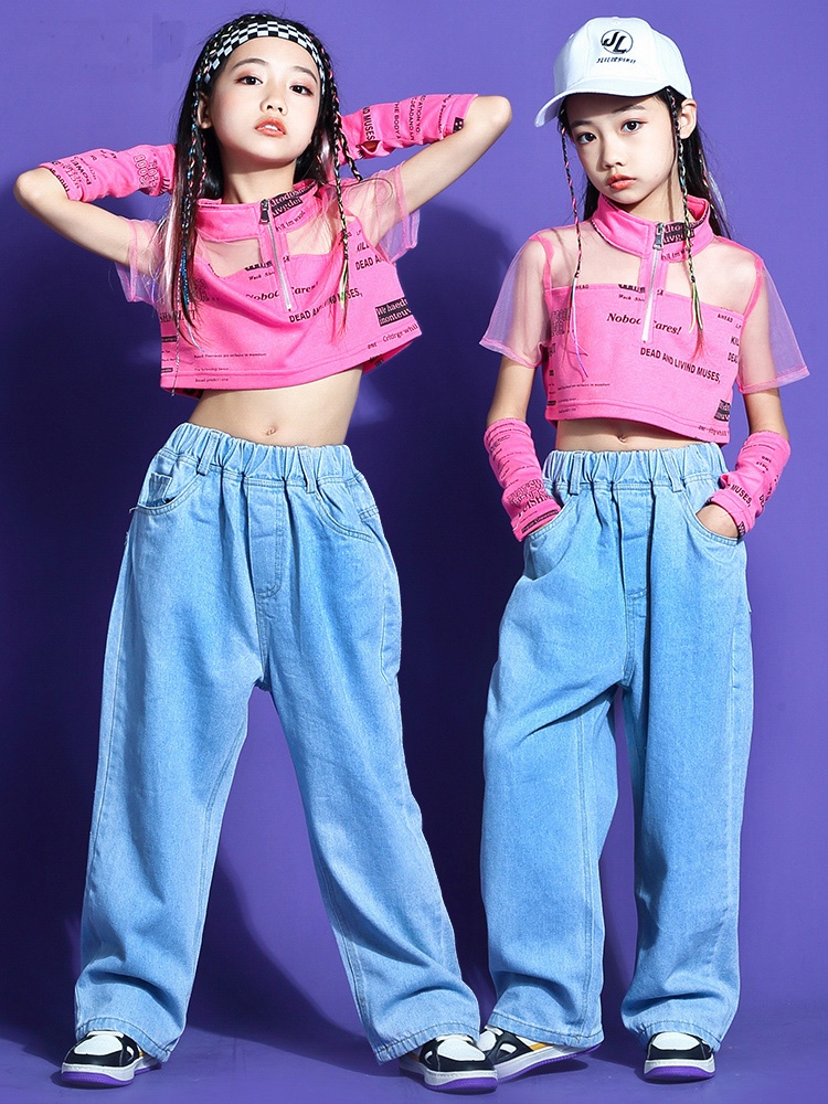 キッズ ダンス ヒップホップ ガールズ衣装 ストリート ヘソ出し