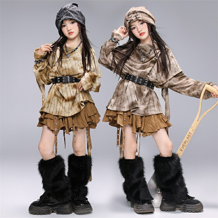 デニム キッズダンス衣装 女の子 男の子 ジャズダンス