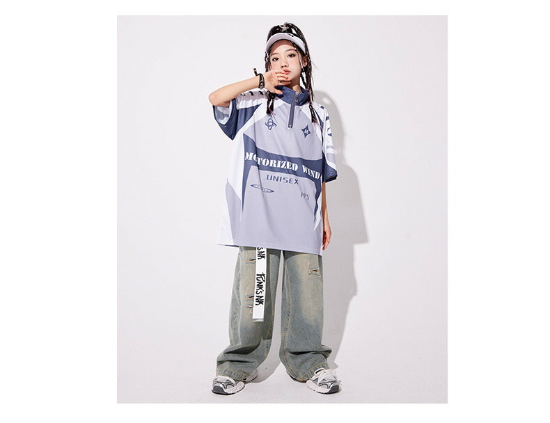 キッズダンス 2点セット 男女 半袖 子供服 お揃い hiphop