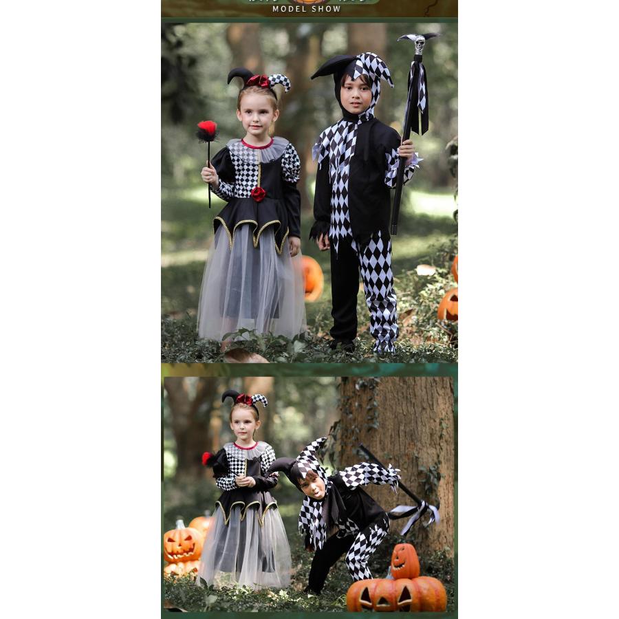 ハロウィン お楽しみ会 レクリエーション ピエロ キッズ 衣装 子供