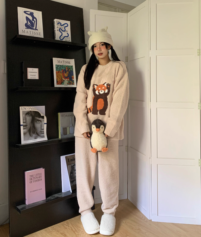 パジャマ ルームウェア 部屋着 あったかパジャマ かわいい