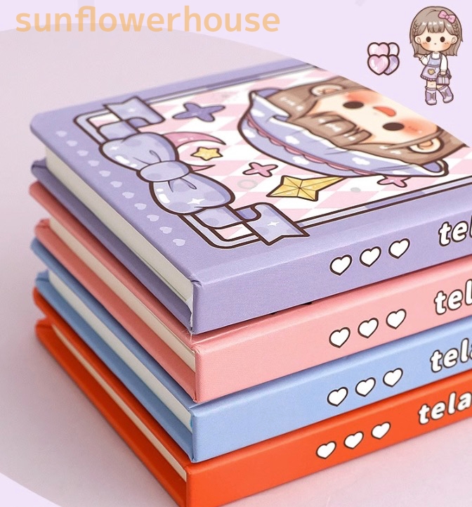 ノート メモ帳 シール帳 かわいい 縦長 シール付き 雑貨 小物
