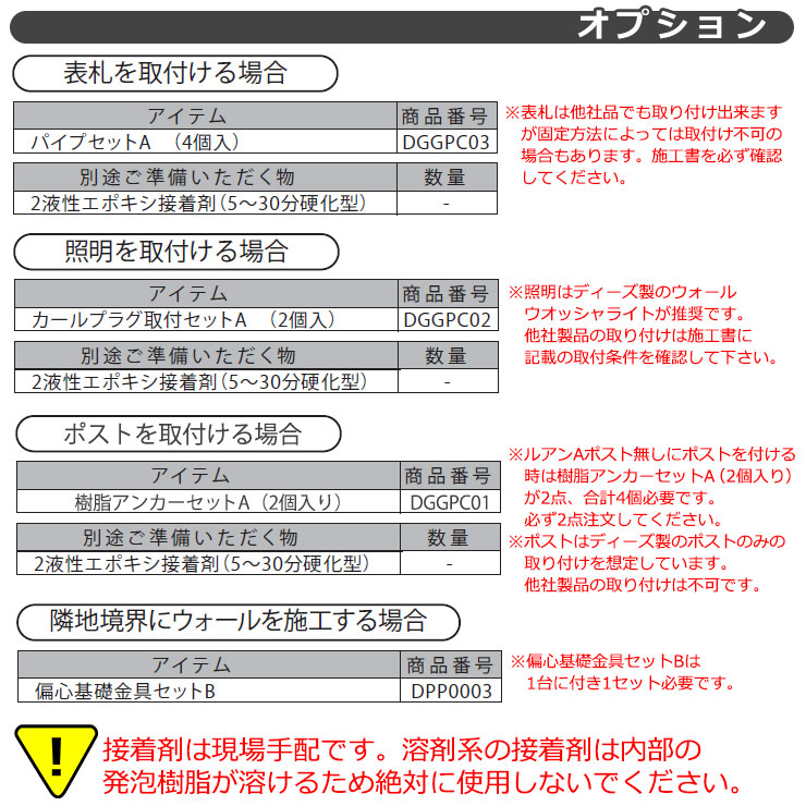 無料☆特典付】ディーズガーデン 機能門柱 Ruan A ルアンA ルアン用 