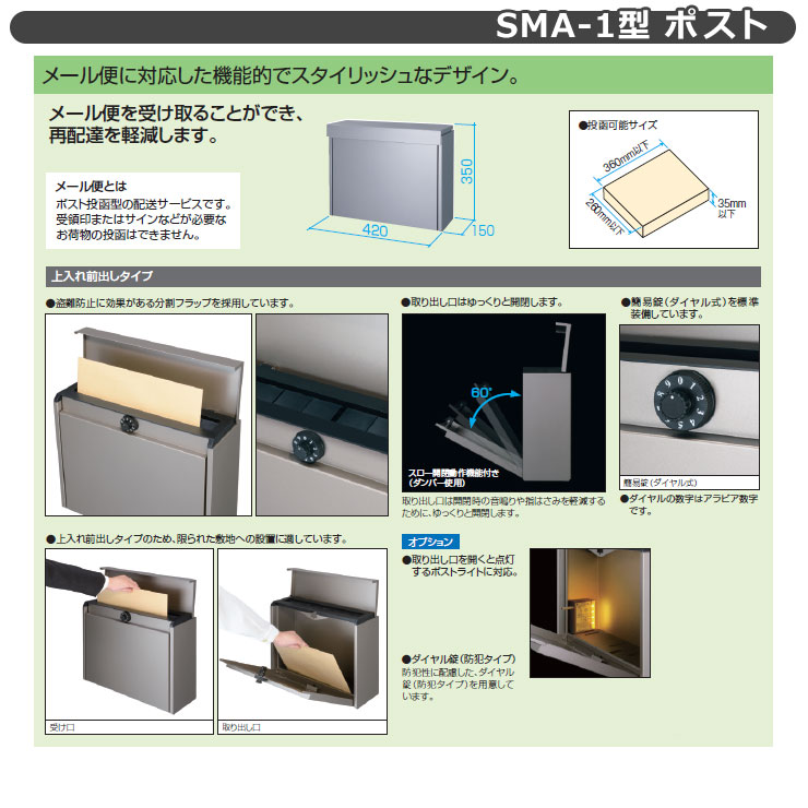 営業 三協アルミ エスポII 2型 照明無し 機能門柱 ポスト SWC型 上入れ前出し 門柱形材色 KPEN-2 discoversvg.com