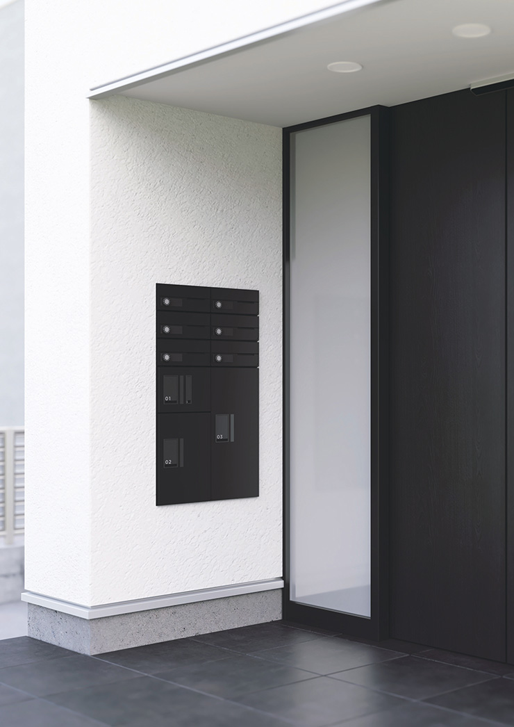 ナスタ 集合住宅用 宅配ボックス+郵便ポスト プチ宅unit ナスタ 集合住宅用 宅配ボックス+郵便ポスト プチ宅unit