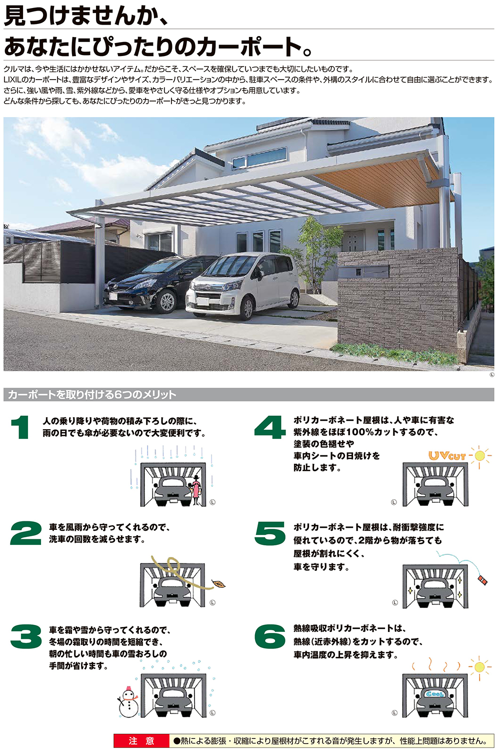 LIXIL リクシル 自宅用 駐車場 カーポート ガレージ 車庫 遮熱 庭 外構 交換 カーポートSC