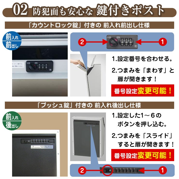 専用【お値引き中】チタングレー郵便ポストメールボックス リフォーム　建築材料 楽天市場】送料無料 大型郵便ポスト【チタングレー・マット