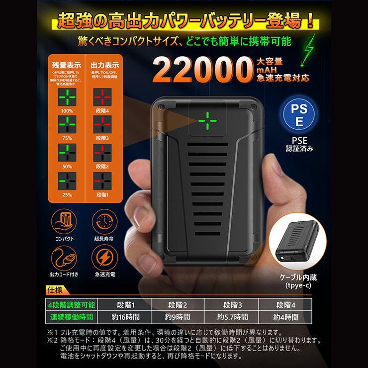 空調服 Covell 24V バッテリーセット LL グリーン 空調作業服 緑 COVELL 【公式直営店・6色展開】 空調冷風服 2025年最新 32V超高