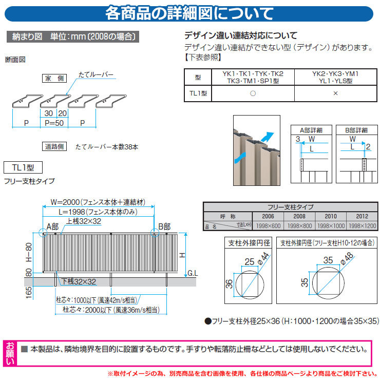 安心の実績 高価 買取 強化中 フェンス 目隠し 屋外 TL1型(たて