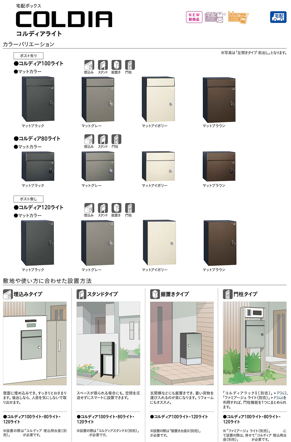☆さま　専用出品 宅配ボックス コルディアライト 専用オプション コルディア