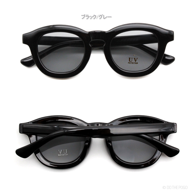 Schott ウェリントンスタイル サングラス ブラック/クリア Schott ウェリントンスタイル サングラス ブラック/クリア Schott