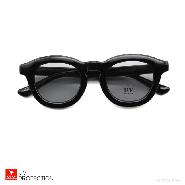 ウェリントンサングラス ボストンサングラス カラーレンズ 極太