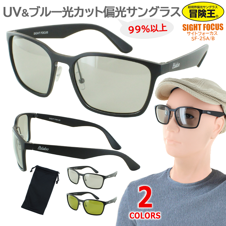 早い者勝ちGLENFIELD 偏光サングラス 偏光サングラス メンズ レディース UVカット 冒険王 サイトフォーカス