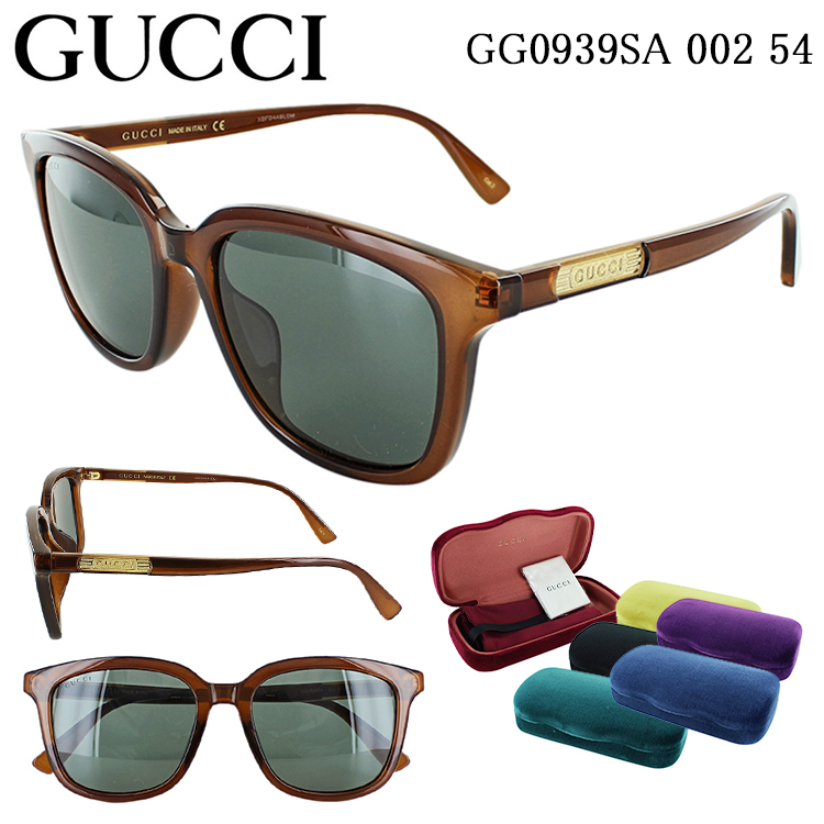 GUCCI ブラウンオーバーサイズサングラス ケース付き Gucci ブラウン サングラス ケース付き