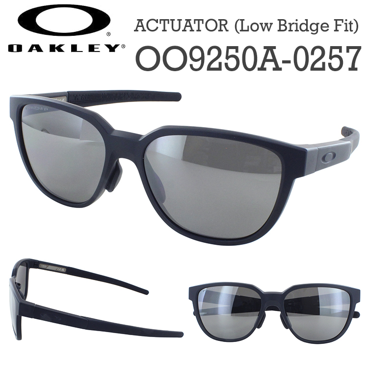 オークリー 偏光サングラス OO9250A 02 57 OAKLEY ブランド Actuator アクチュエーター マットブラック  プリズムブラックポラー 偏光レンズ アジアンフィット