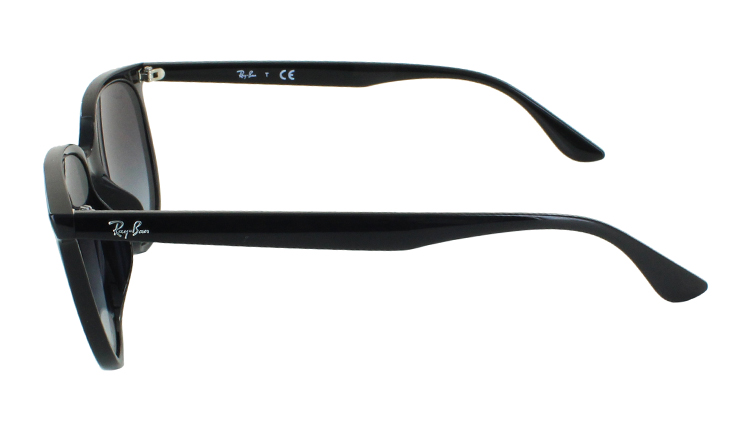 レイバン サングラス RB4378F 601/8G 54 Ray-Ban ビッグシェイプ 大きめ アジアンフィット メンズ レディース UVカット  ボストン ブラック グレーグラディエント