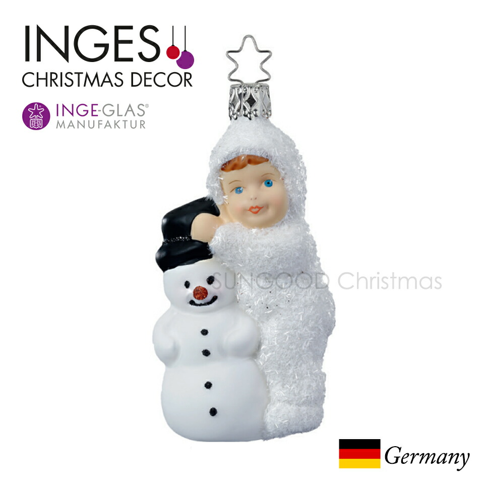 クリスマスツリー 飾り オーナメント ドイツ INGE-GLAS MANUFAKTUR 