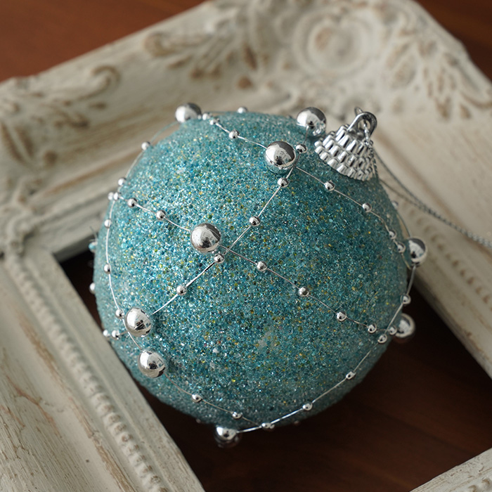 クリスマスツリー 飾り オーナメント ボール KAEMINGK ブルーオーブ