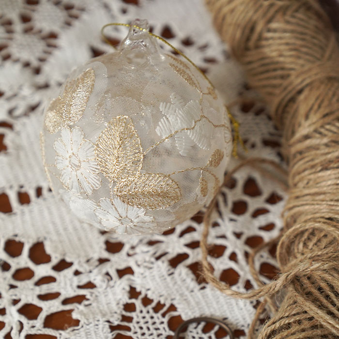 クリスマスツリー 飾り オーナメント 北欧 SHISHI ガラスボール