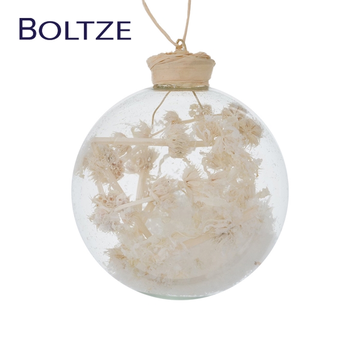 クリスマスツリー 飾り オーナメント BOLTZE ガラスボール マリサ 1個