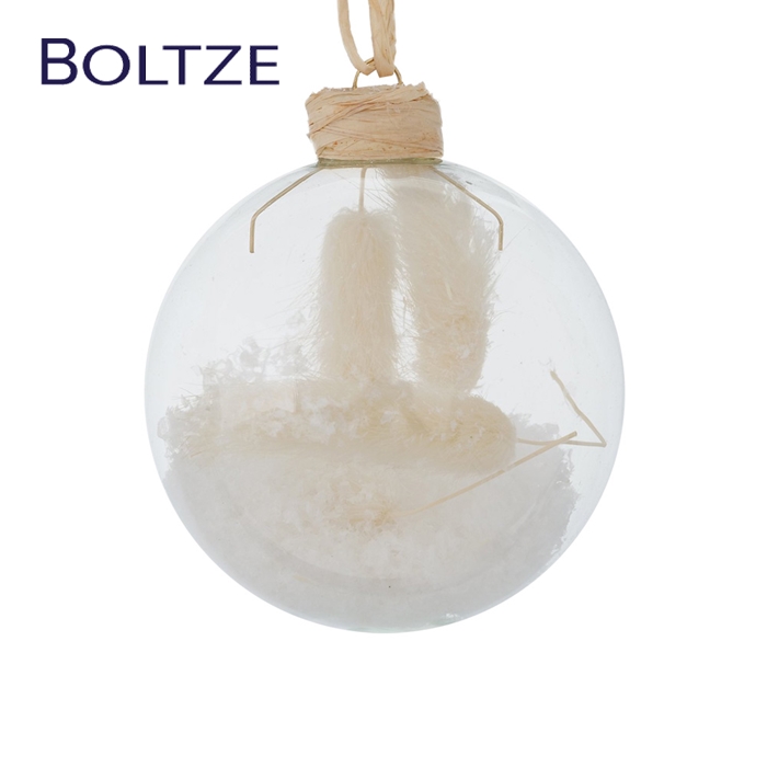 クリスマスツリー 飾り オーナメント BOLTZE ガラスボール マリサ 1個