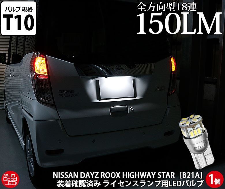 ニッサン デイズルークス ハイウェイスター (B21A) 対応 LED