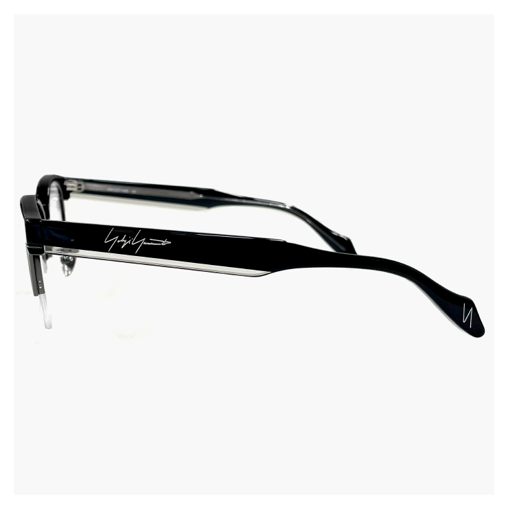 【新品】 メンズ ヨウジ ヤマモト メガネ 日本製 19-0079 1 c01 50mm Yohji Yamamoto 眼鏡 ブランド ナイロール ハーフリム フレーム 鯖江産 通販 ダミーレンズ発送 Yohji Yamamoto（ヨウジヤマモト） メンズ ヨウジ ヤマモト メガネ