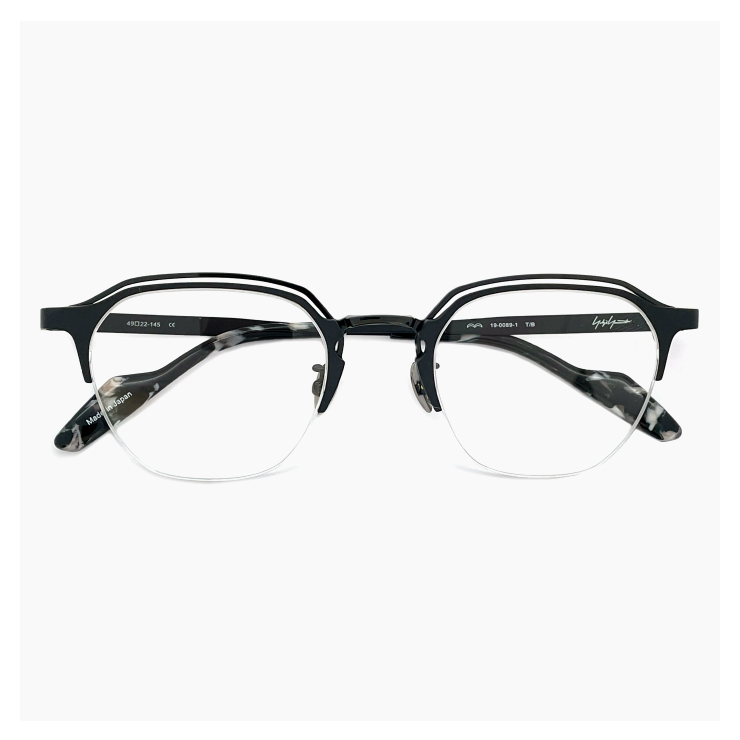 新品　Yohji Yamamoto ヨウジ ヤマモト　眼鏡　ダブルブリッジ ヨウジ ヤマモト(Yohji Yamamoto)ダブルブリッジメガネ
