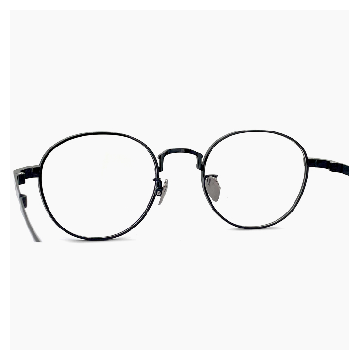 【新品】Yohji Yamamoto 伊達メガネ 鼈甲柄 ラウンド メタル 新品】Yohji Yamamoto 伊達メガネ 鼈甲柄 ラウンド メタル