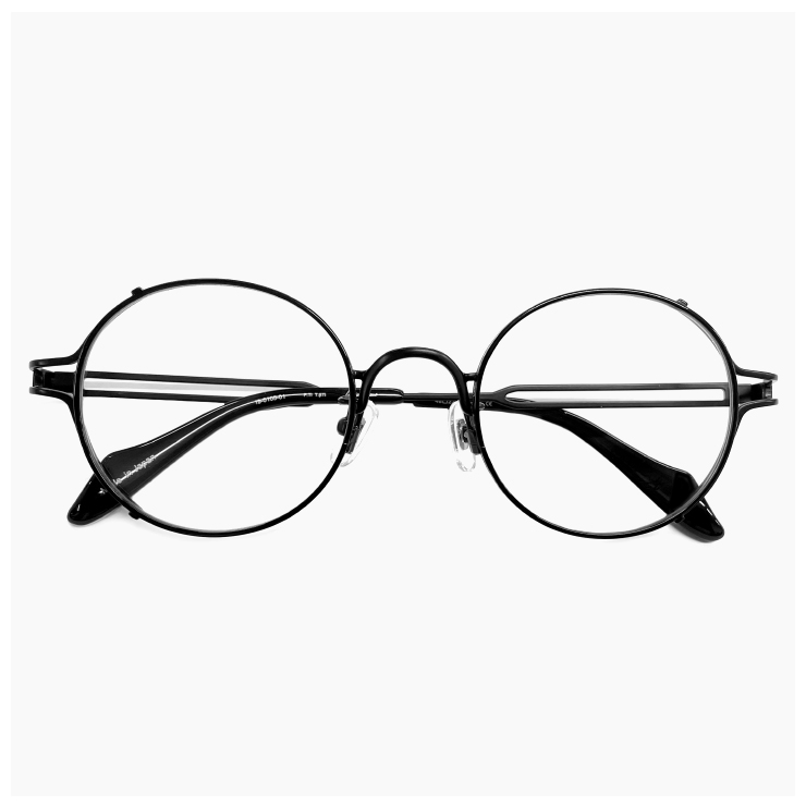 YOHJI YAMAMOTO 眼鏡フレーム ヨウジヤマモト 丸眼鏡 試着のみ メガネフレーム YohjiYamamoto 19-0096 48サイズ ヨウジヤマモト