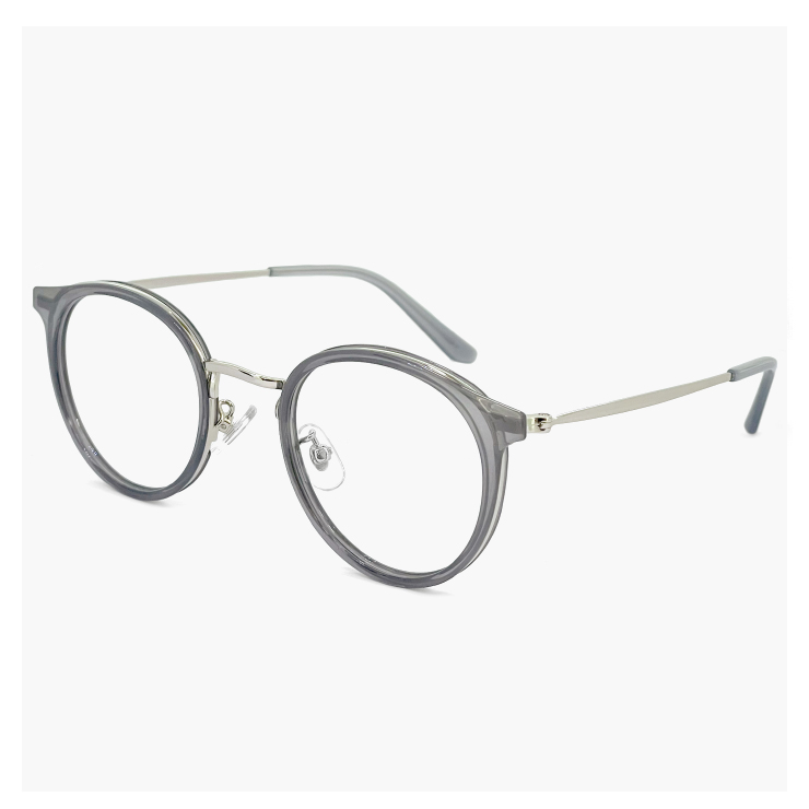 度付き対応 レンズ付き】 丸メガネ 2486-3 メンズ レディース クリア