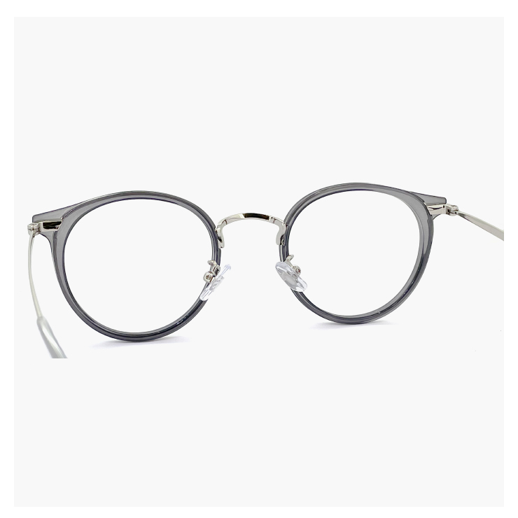 度付き対応 レンズ付き】 丸メガネ 2486-3 メンズ レディース クリア