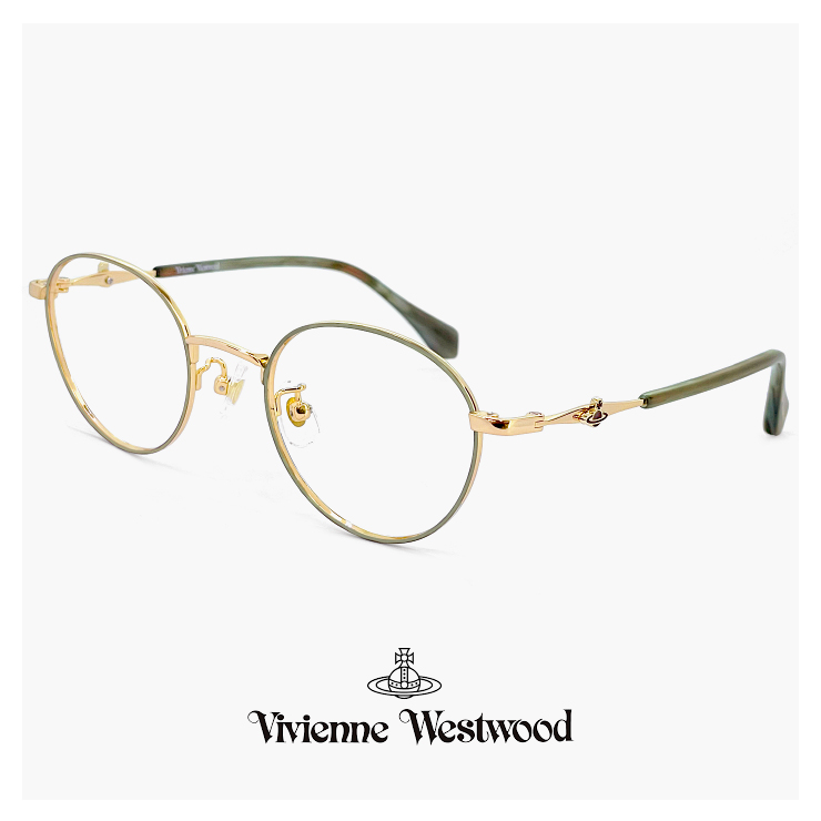 【新品】 ヴィヴィアン ウエストウッド メガネ 40-0017 c03 47mm 小振り レディース Vivienne Westwood 眼鏡 女性 40-0017-3 多角形 小さめ 小さい フレーム ダミーレンズ発送 Vivienne Westwood（ヴィヴィアンウエストウッド） ヴィヴィアン