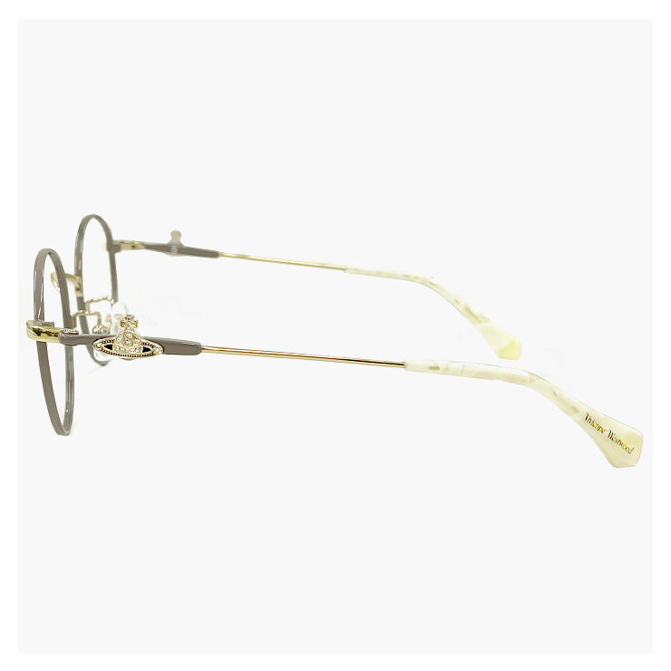 【新品】 ヴィヴィアン ウエストウッド レディース メガネ 40-0009 c01 48mm Vivienne Westwood 眼鏡 女性 40-0009 ボストン 型 丸メガネ メタル フレーム オーブ Vivienne Westwood（ヴィヴィアンウエストウッド） ヴィヴィアン