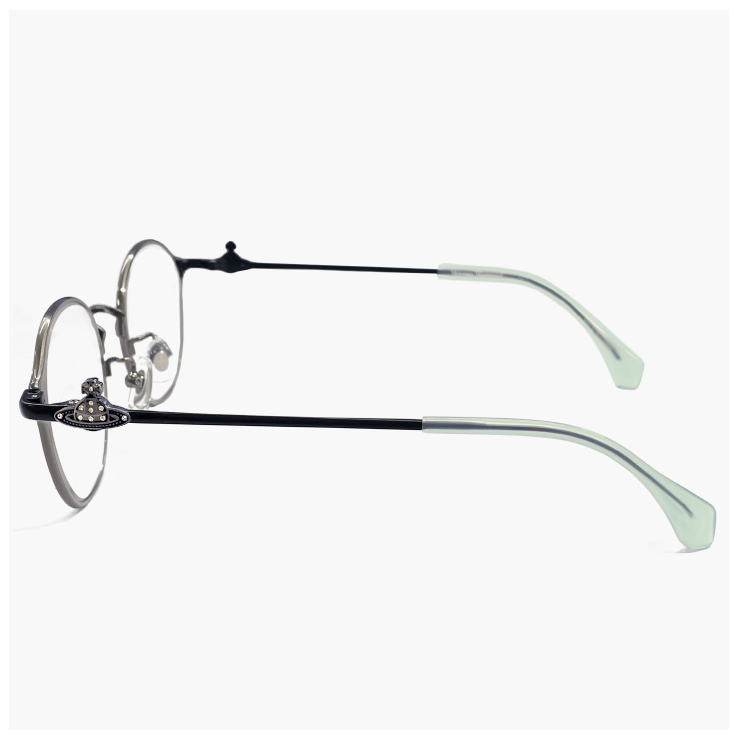 【新品】 ヴィヴィアン ウエストウッド レディース メガネ 40-0024 c02 49mm Vivienne Westwood 眼鏡 女性 オーバル 型 メタル フレーム オーブ ダミーレンズ発送 Vivienne Westwood（ヴィヴィアンウエストウッド） ヴィヴィアン
