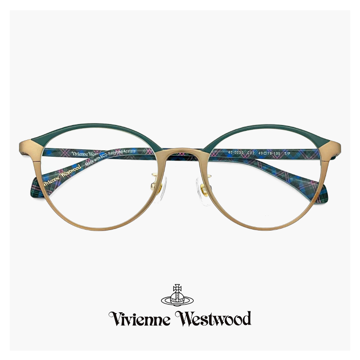 ヴィヴィアンウエストウッド メガネフレーム 40-0030-2 度付き可 Vivienne Westwood ヴィヴィアン ウエストウッド メガネ